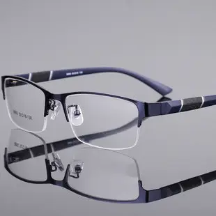 Frosted Anti-Blue Myopia Glasses Black Large Frame Mirror — feature 6
