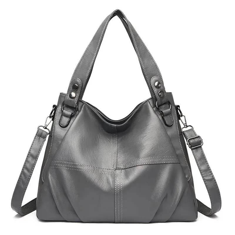 Women's Purple Leather Shoulder Bag 2025 - Image 12