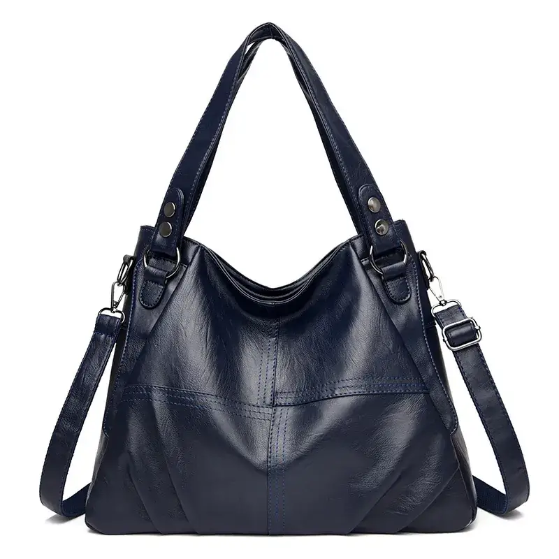 Women's Purple Leather Shoulder Bag 2025 - Image 4