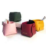 Yellow Leather Storage Box 19x17.5cm Foldable — feature 8