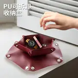 Yellow Leather Storage Box 19x17.5cm Foldable — feature 9