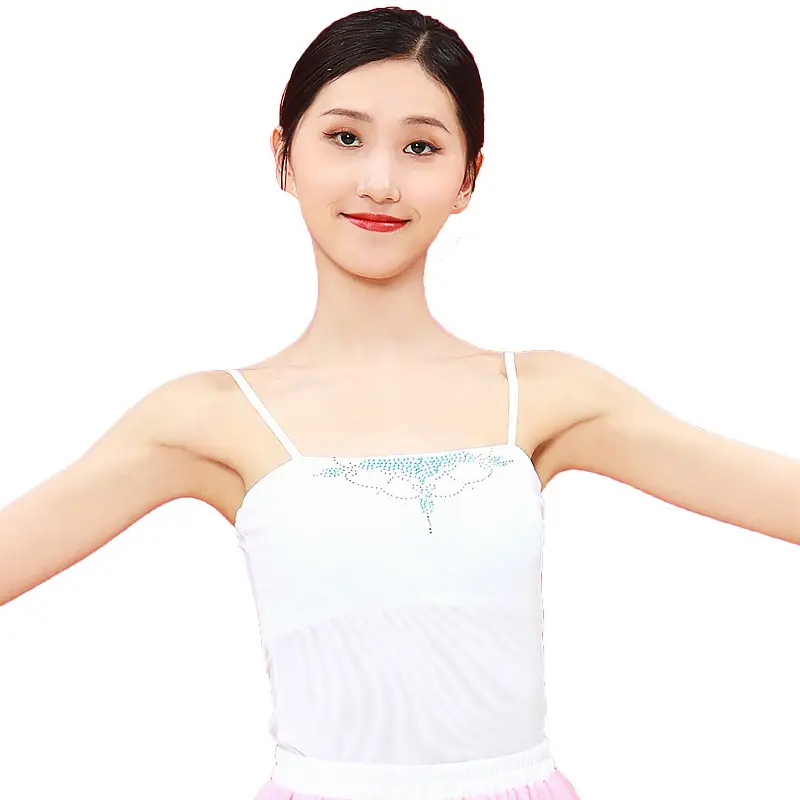 Huayu New Classical Dance Vest Green White