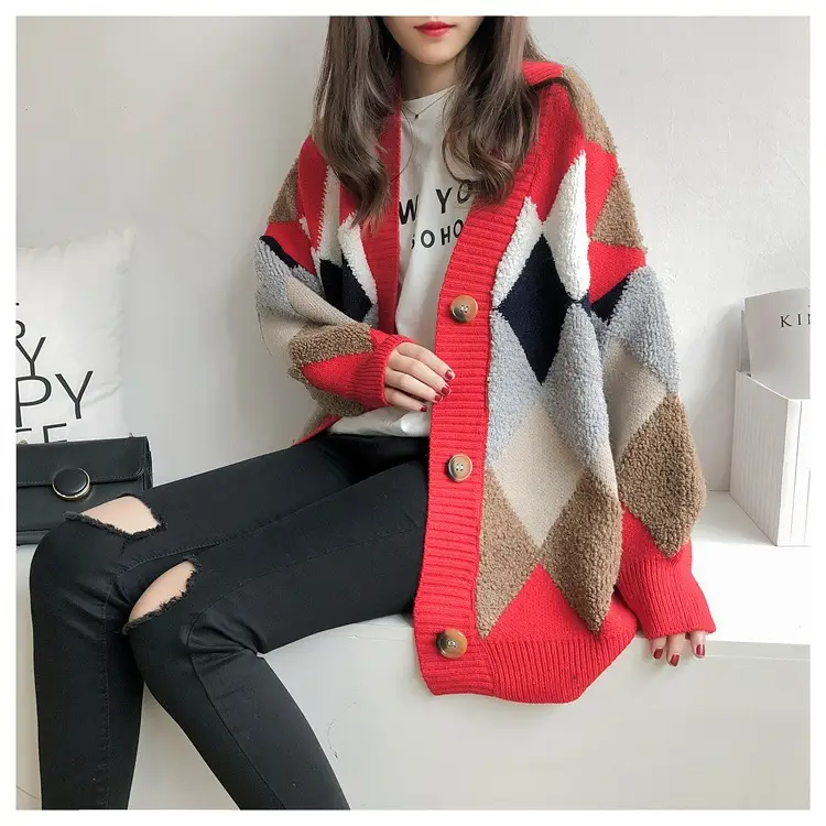 2025 Korean Style Knitted Cardigan Women Loose Fit — feature 7