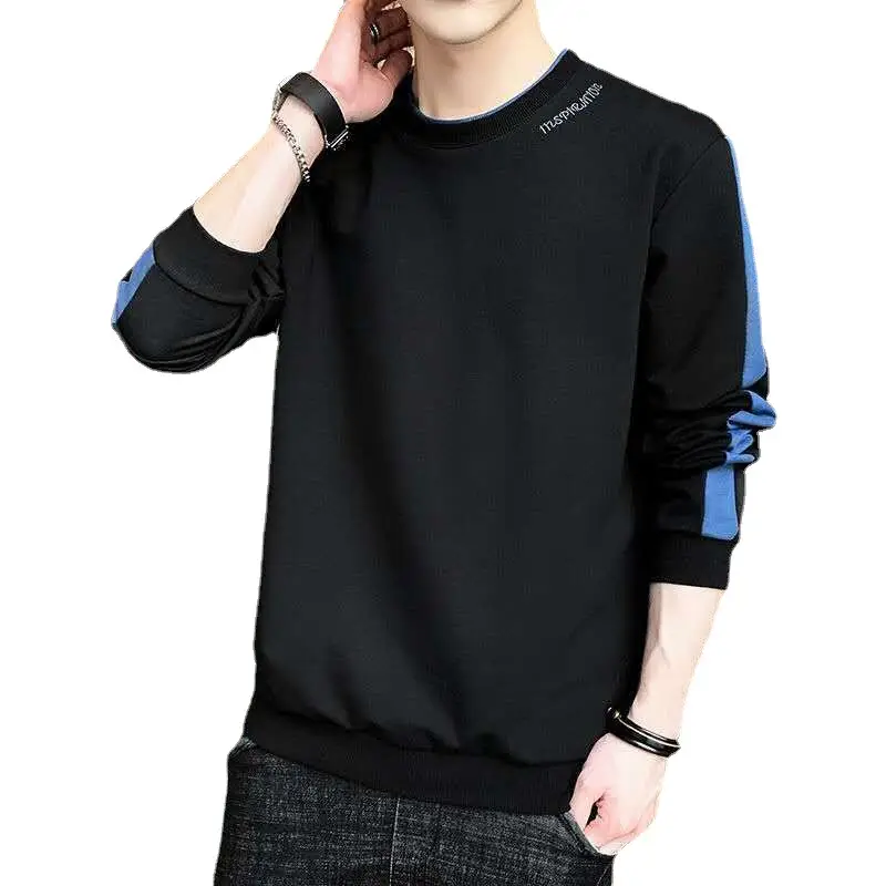 Men Green Graphic Long Sleeve Crew T-Shirt - Image 15