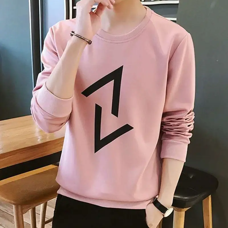 Men Green Graphic Long Sleeve Crew T-Shirt - Image 11