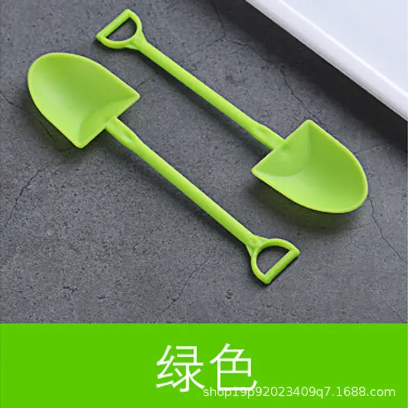 Disposable Plastic Ice Cream Shovel Spoon Set - Image 5
