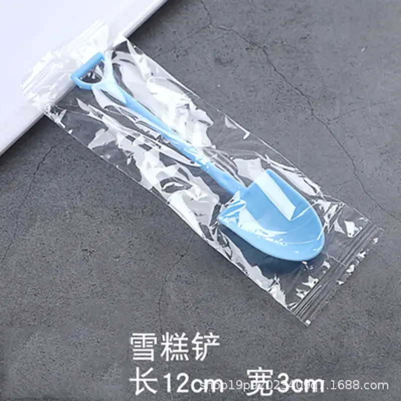 Disposable Plastic Ice Cream Shovel Spoon Set - Image 8