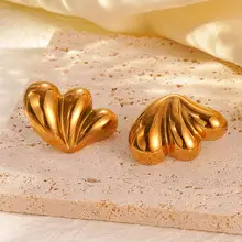 Twisted Stainless Steel C-Shape Earrings Set — feature 16