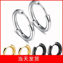 Twisted Stainless Steel C-Shape Earrings Set — feature 17