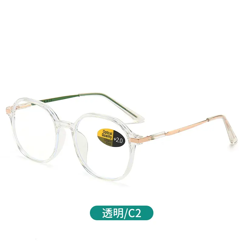 Anti-Blue Light Reading Glasses for Men Women Clear C2 Frame - Image 9