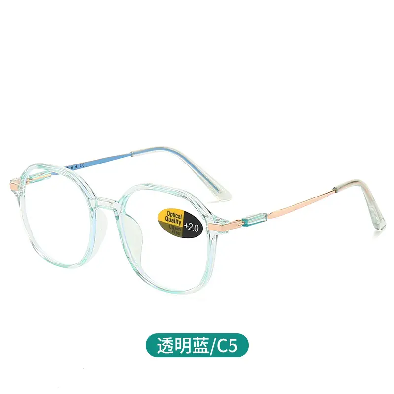 Anti-Blue Light Reading Glasses for Men Women Clear C2 Frame - Image 12