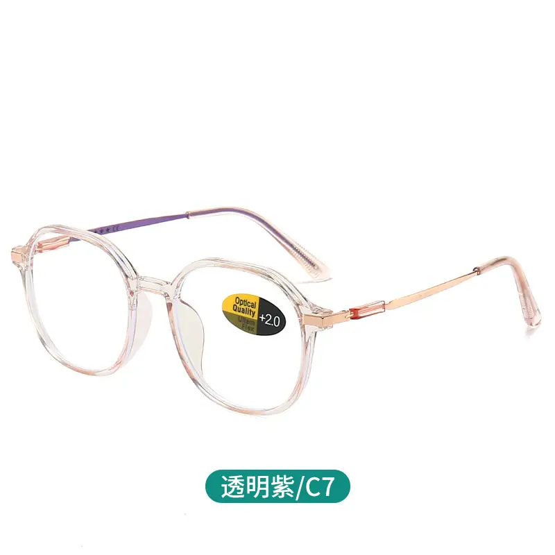 Anti-Blue Light Reading Glasses for Men Women Clear C2 Frame - Image 7