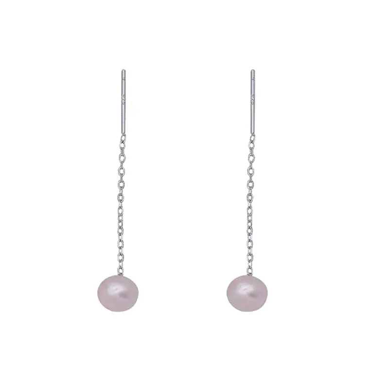 925 Silver Pearl Ear Hooks for Women - Image 5
