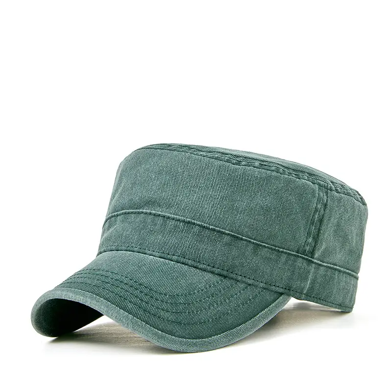 Men's Blue Denim Baseball Cap Retro Large Head - Image 3