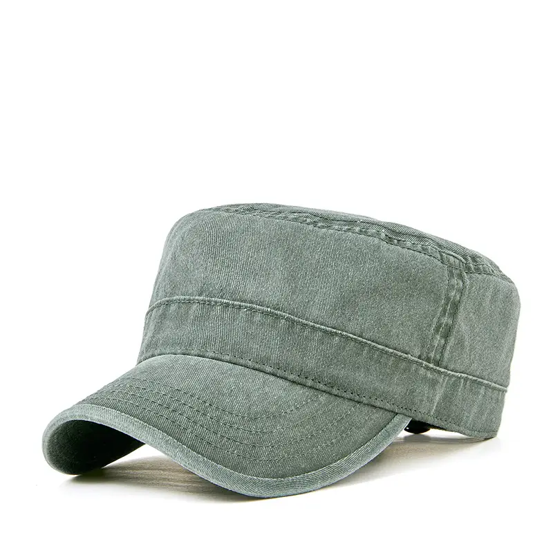 Men's Blue Denim Baseball Cap Retro Large Head - Image 4
