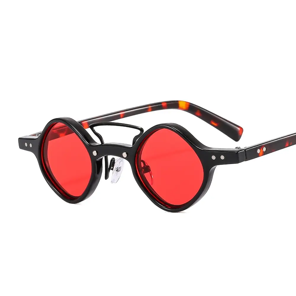 C4 black frame leopard feet Red