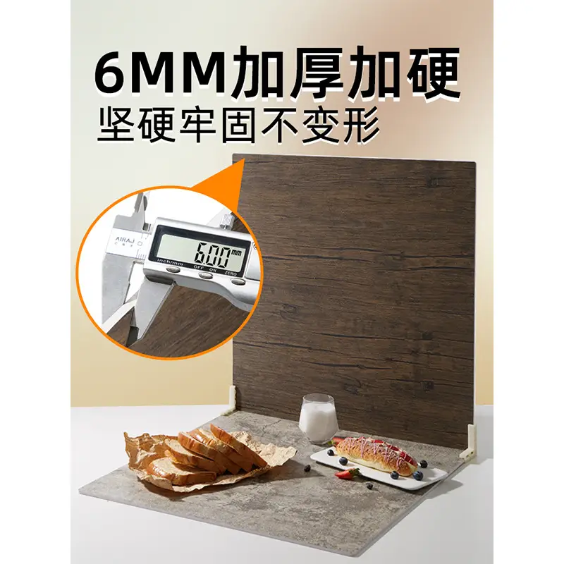 Double Sided Cement Wood Photo Board 40x40cm