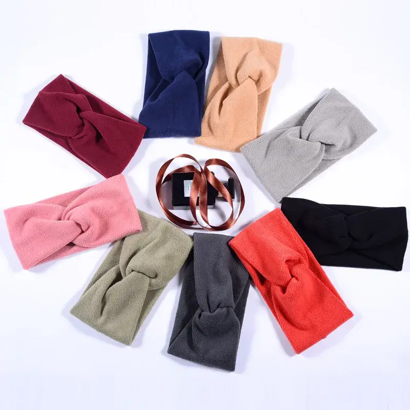 Black Cross Hair Band for Women, Sweat Absorbent, European Style - Image 9