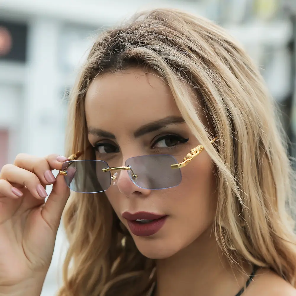 Pink Geometric Sun Glasses Y2K Street Shooting Sports — feature 5