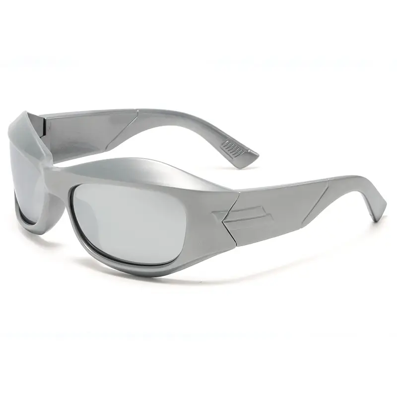 Pink Geometric Sun Glasses Y2K Street Shooting Sports