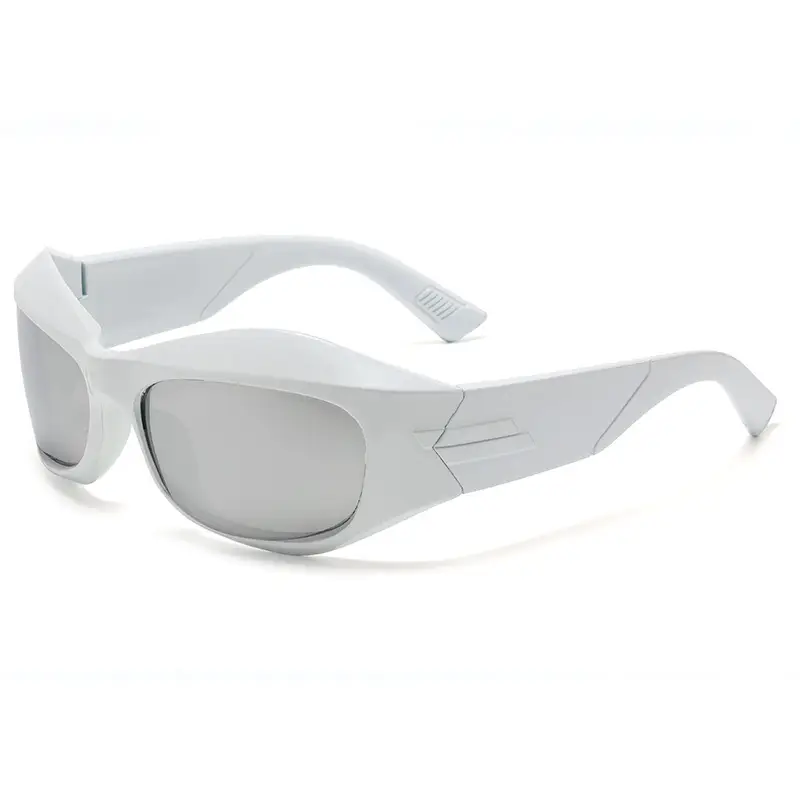 Pink Geometric Sun Glasses Y2K Street Shooting Sports
