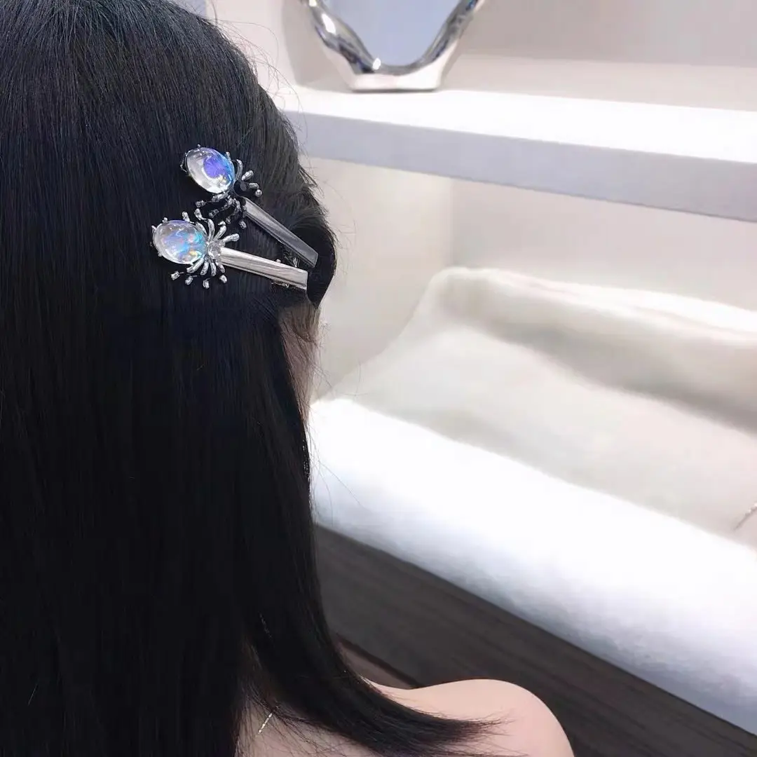 Spider Moonstone Hairpin for Women Cool New Design - Image 8