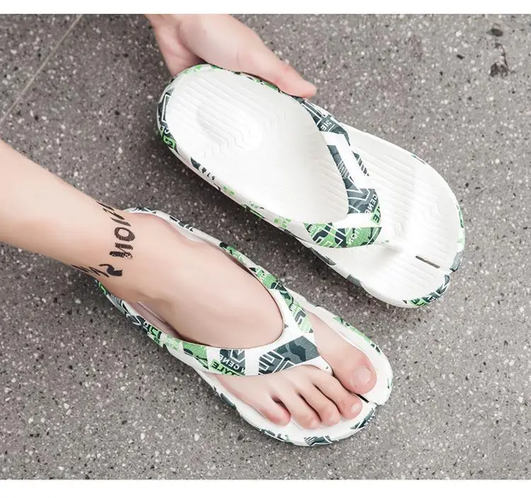 Men's Camo Printed Flip Flops Summer Beach Wear — feature 15