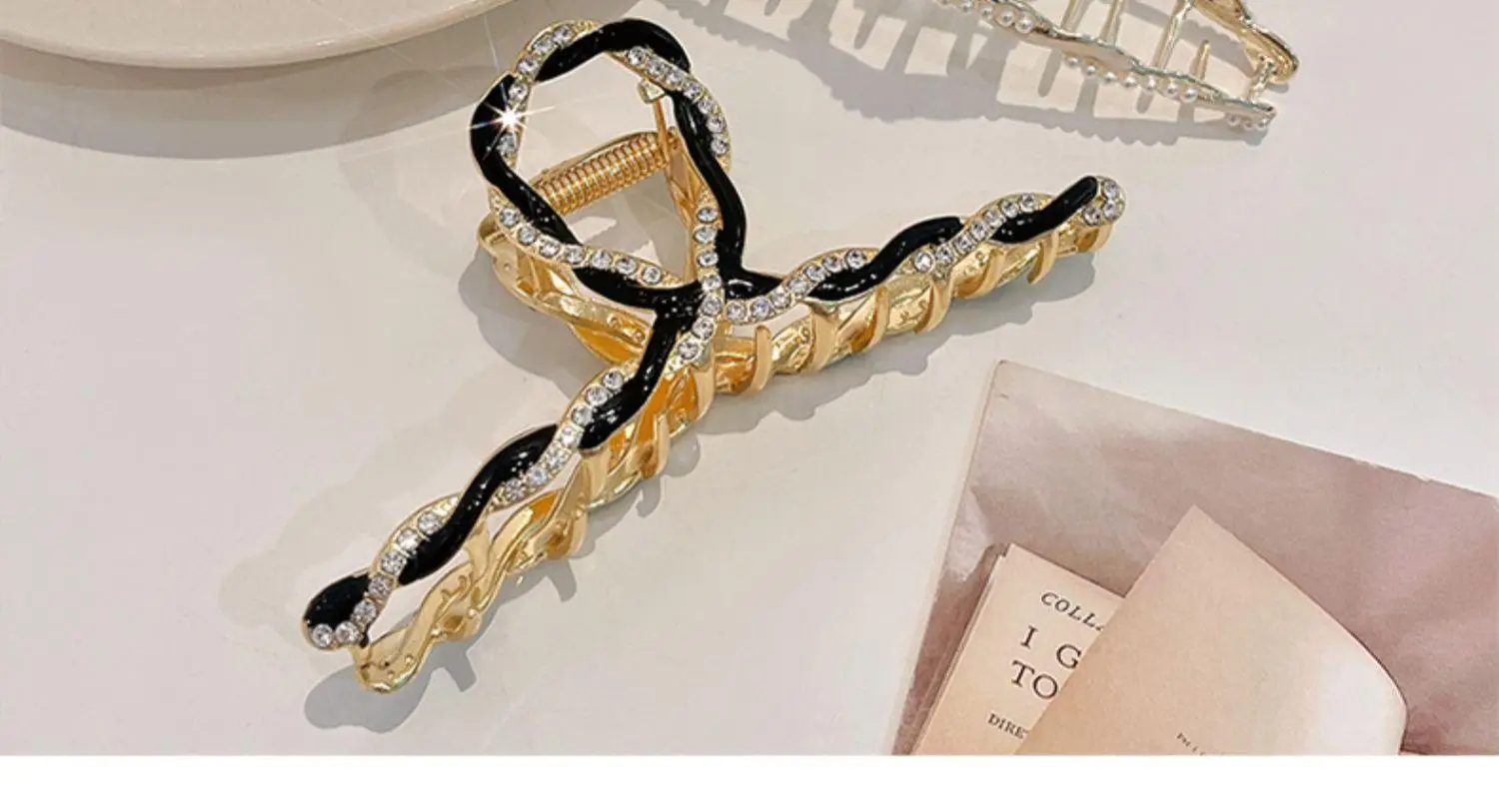 Elegant Pearl Metal Hairpin for Women Summer Large 2022 — feature 24