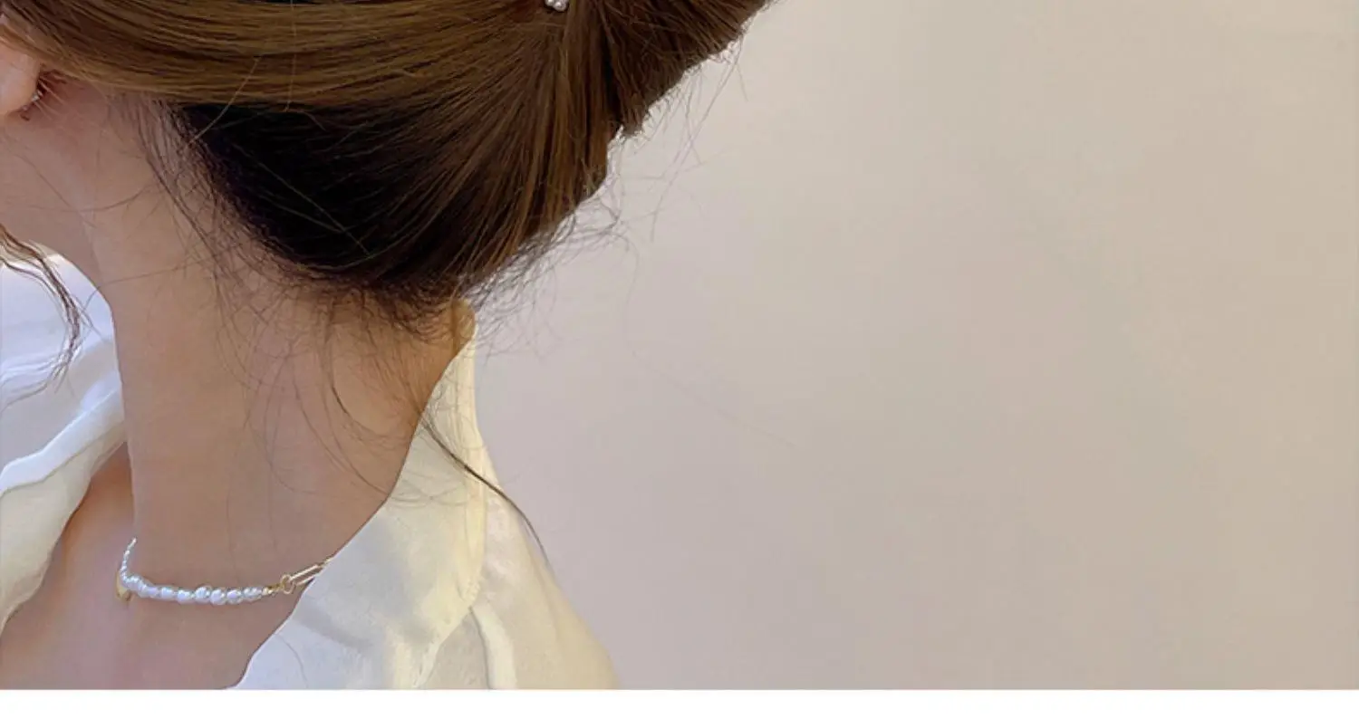 Elegant Pearl Metal Hairpin for Women Summer Large 2022 — feature 6