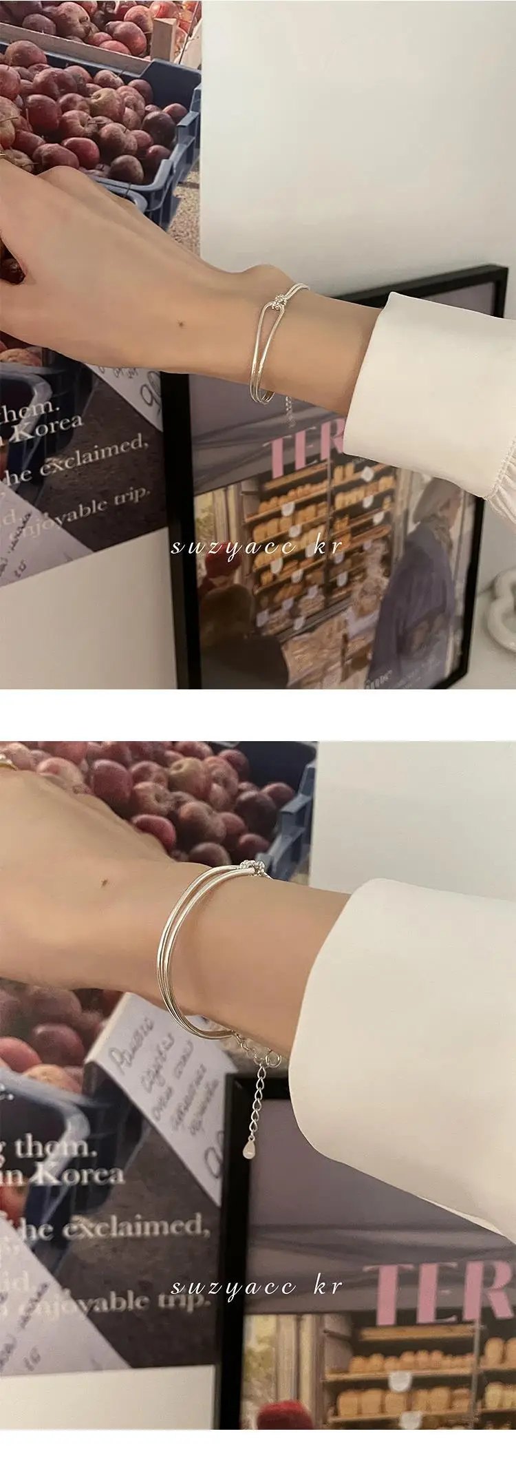 S925 Silver Geometric Knot Bracelet for Women — feature 37