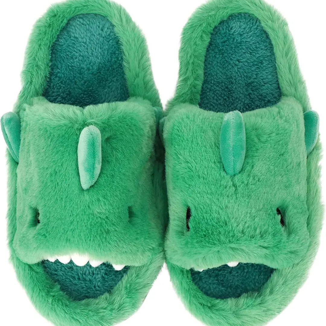 Foreign Trade shark Cotton Slippers Women's Winter Couple Home Indoor Men and Women's Opening Slippers shark - Image 5