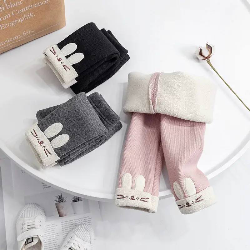 Girls Velvet Heart Leggings White 2025 — feature 2
