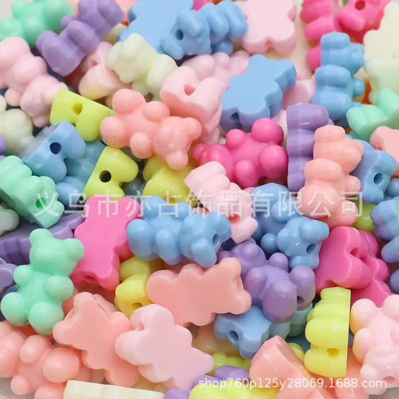 Acrylic Bear Beaded Mobile Phone Chain Bracelet Accessories - Image 11