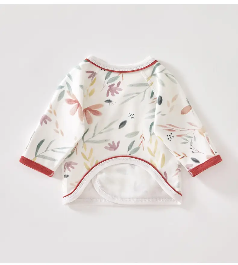 Newborn Half-back Boneless Sleeves Long-sleeve Top Baby Cotton — feature 14