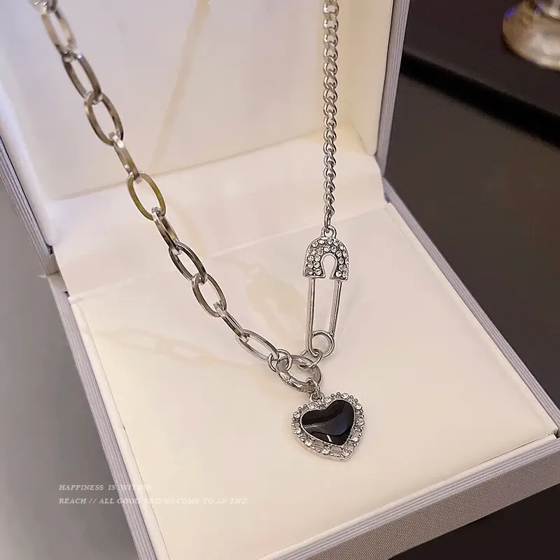 Pearl & Zircon Necklace for Women Gold Chain — feature 5