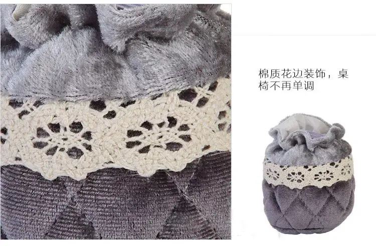 Cardan Lace-Decorated Foot Cover for Chairs and Tables — feature 14
