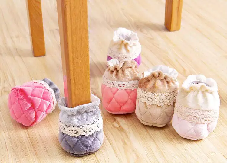 Cardan Lace-Decorated Foot Cover for Chairs and Tables — feature 9