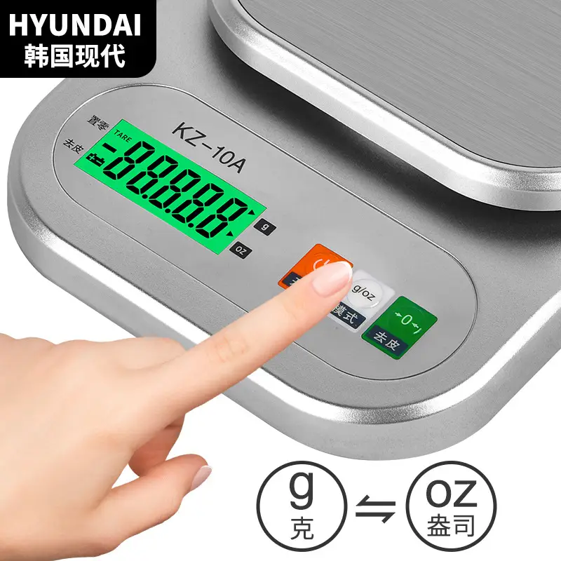 Meiji Electronic Kitchen Scale 10kg Stainless Steel Accurate - Image 7