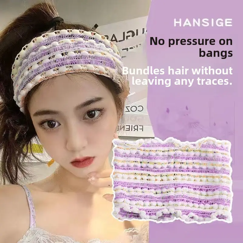 Wide Brim Elastic Korean Headband for Women