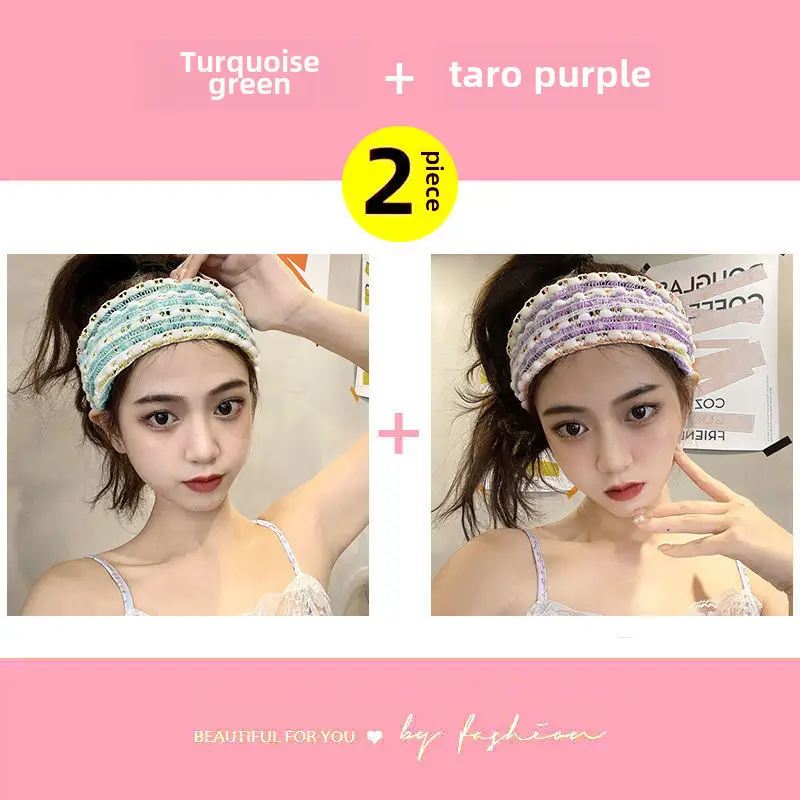Wide Brim Elastic Korean Headband for Women