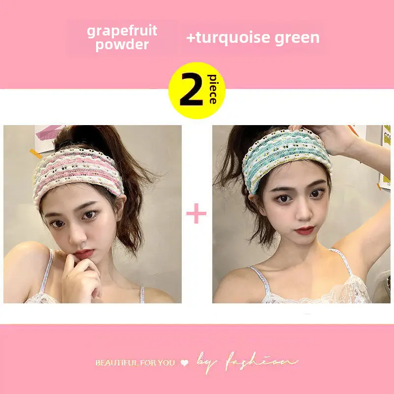 Wide Brim Elastic Korean Headband for Women
