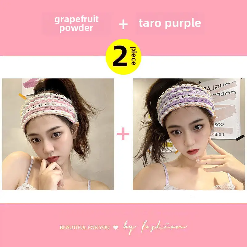 Wide Brim Elastic Korean Headband for Women