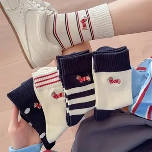 Girls White Lace Socks with Black Leather Shoes — feature 41