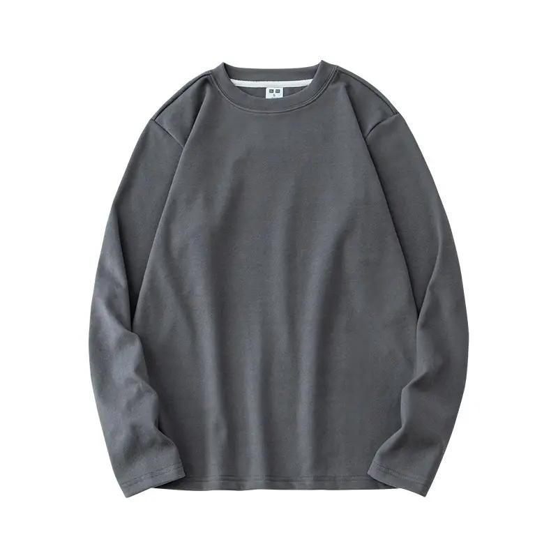 German Velvet Long Sleeve T-Shirt Beige - Image 4