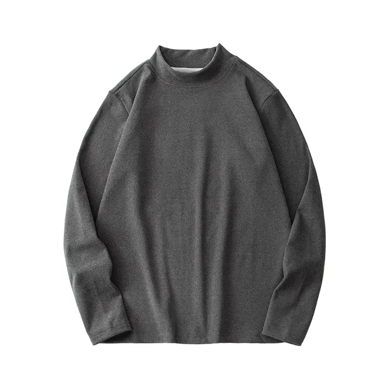 German Velvet Long Sleeve T-Shirt Beige - Image 9