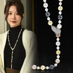 Gold Pearl Flower Necklace for Women — feature 25