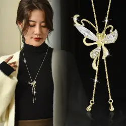 Gold Pearl Flower Necklace for Women — feature 26