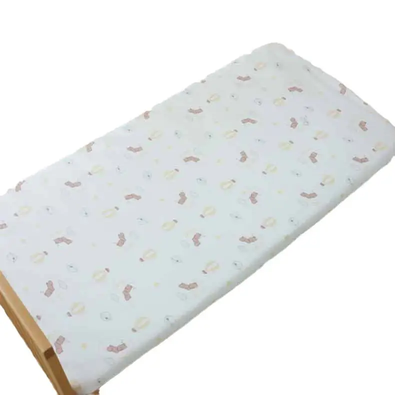 Pure Cotton Knitted Fitted Baby Bed Sheet Class A - Image 7