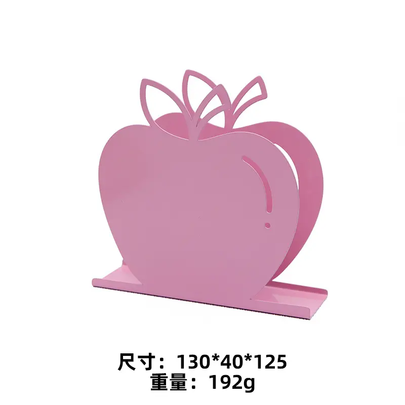 Vegetable Fruit Napkin Holder Modern Square Metal - Image 2