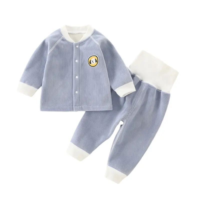 Baby Fleece Lined Warm Set Yellow White - Image 15